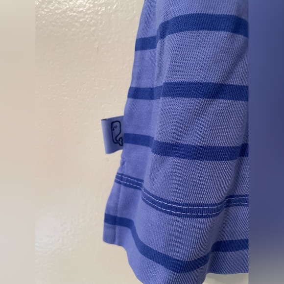 VINEYARD VINES Overdyed Striped Boatneck Tee Shirt - Picture 5 of 7